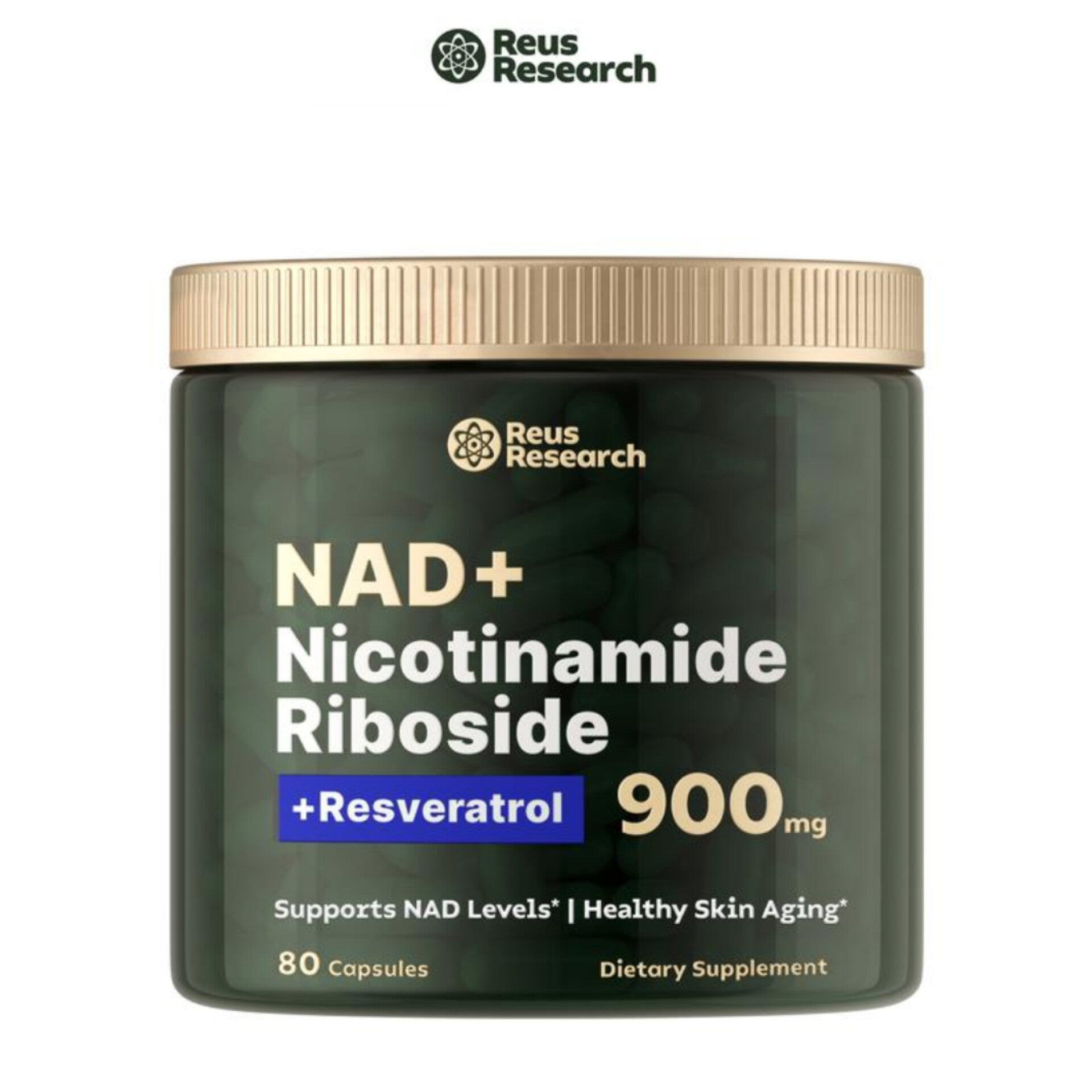 NR900 - NAD+ Supplement for Skin Aging Support, Energy, and Focus